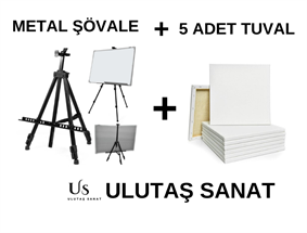 Şövale Tuval 35x 50 cm  x 5 Ad