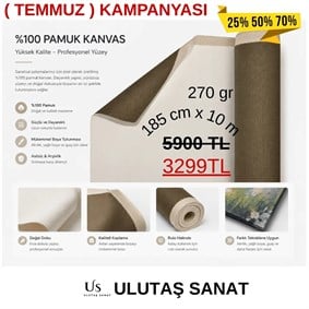 Tuval Bezi 185 cm x 10 Metre 270 gr