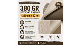 380 gr Tuval Bezi 215 cm x 10 m