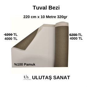 Tuval Bezi 220 cm x 10 metre 320 gr