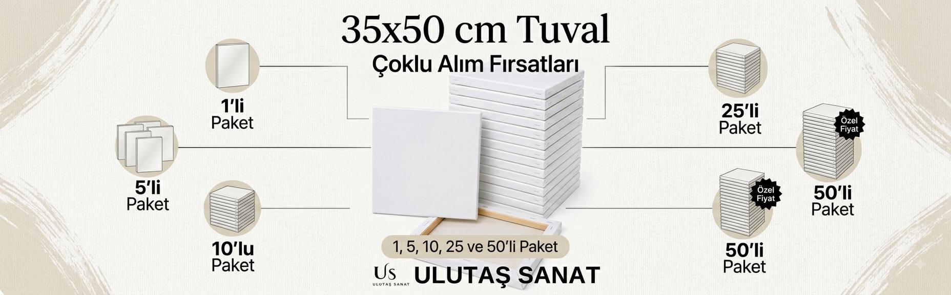 En çok satılan hazır tuval ölçüleri 20x20,30x40,35x50,40x60 ve 50x70 cm tuval modelleri