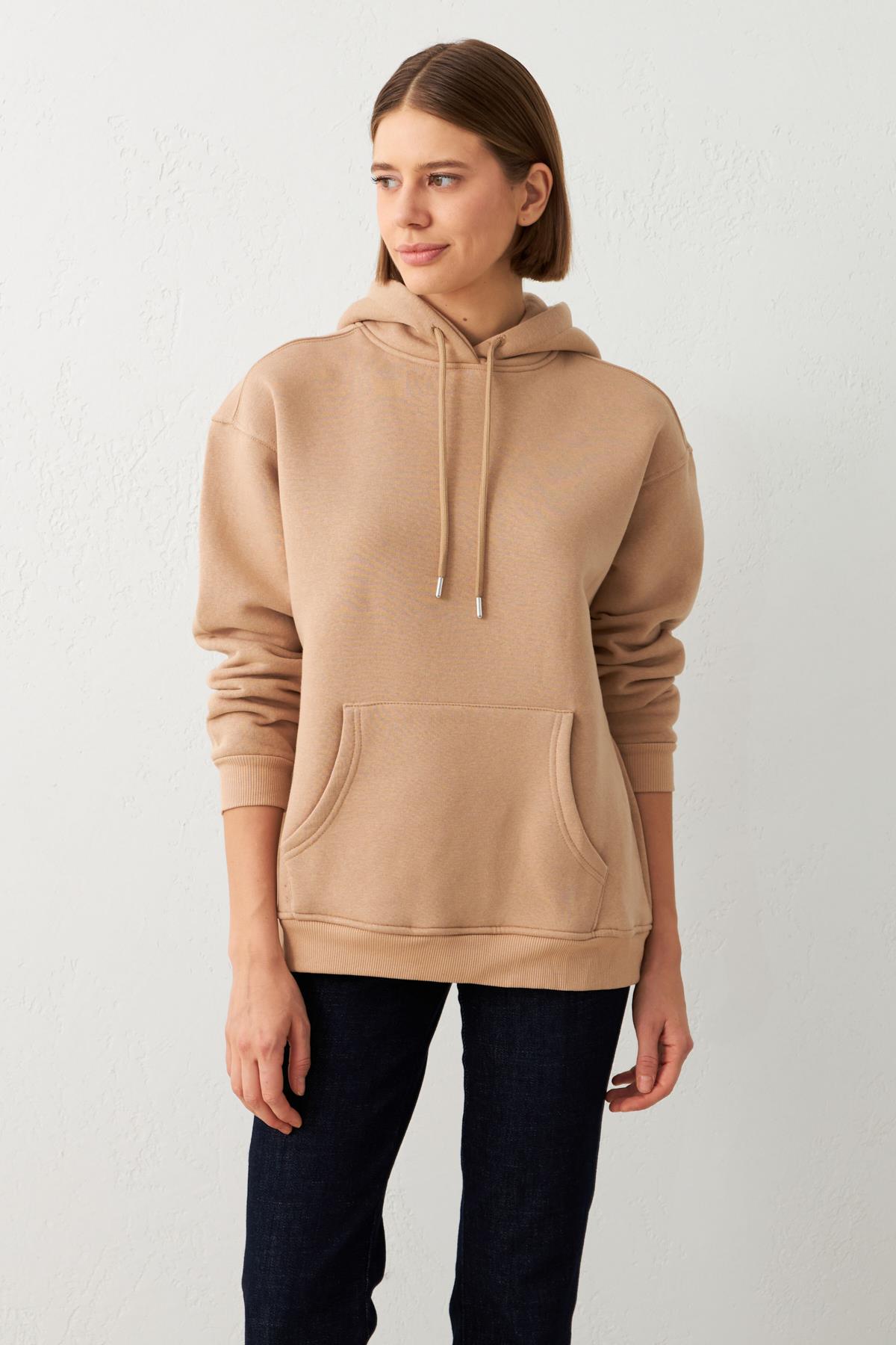 Sweat camel femme hotsell