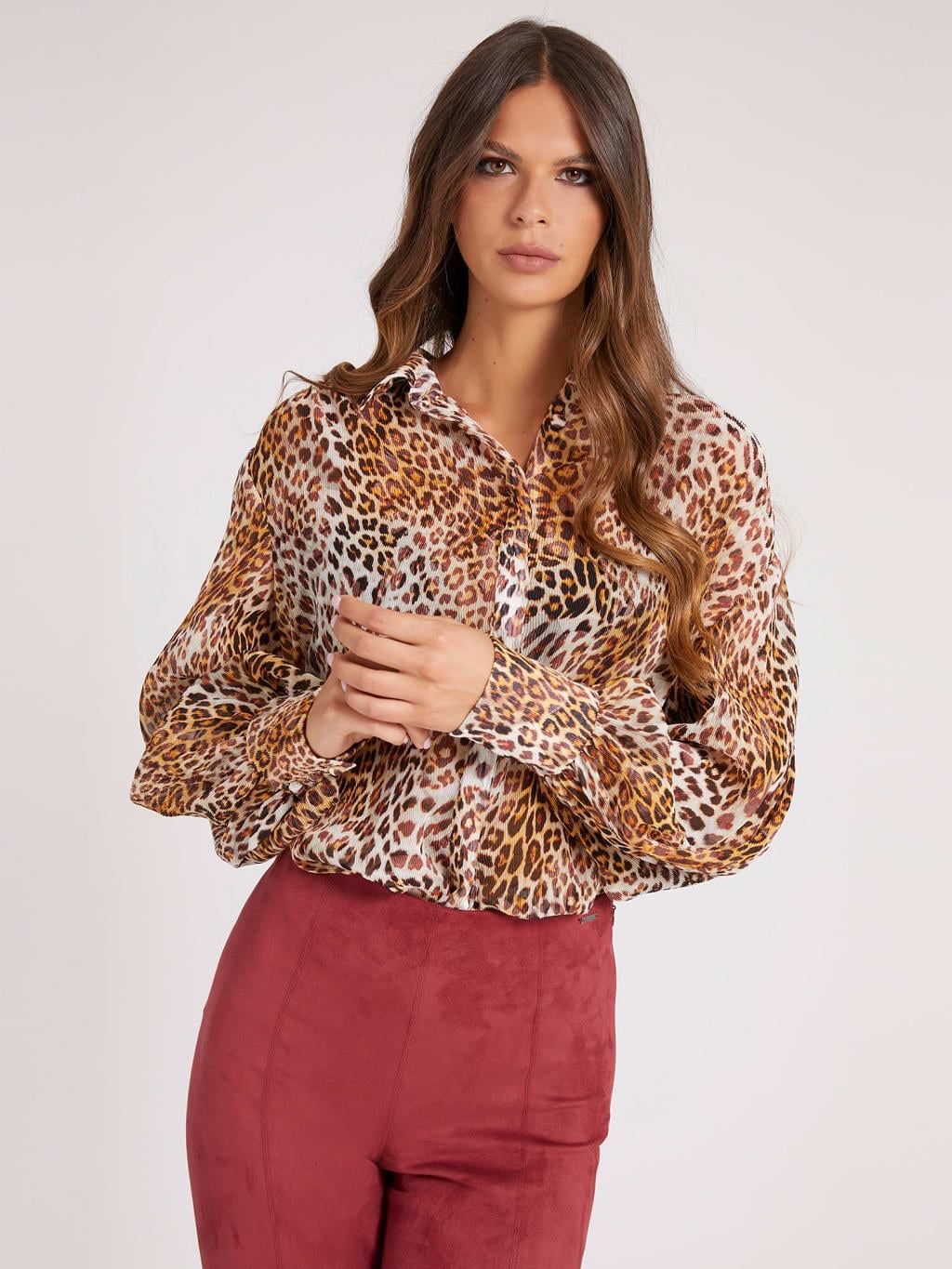 GUESS ŞİFON GÖMLEK