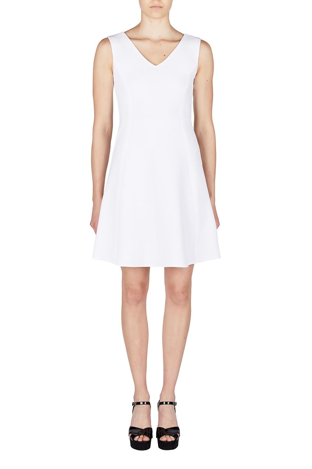 V-YAKA KEMERLİ ELBİSE