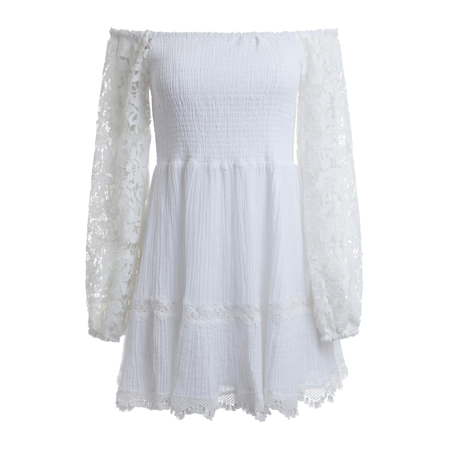 W3YK0EWE340 GUESS KOLLARI DANTELLİ ELBİSE