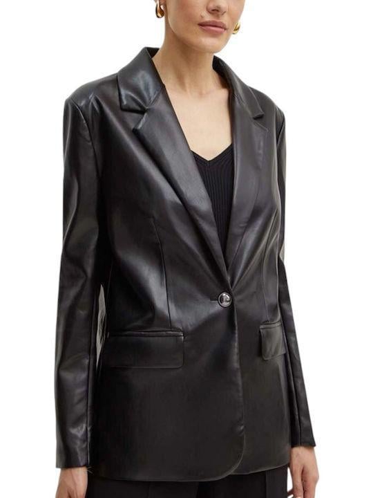 W4YN50WF8P0 GUESS KADIN DERİ BLAZER
