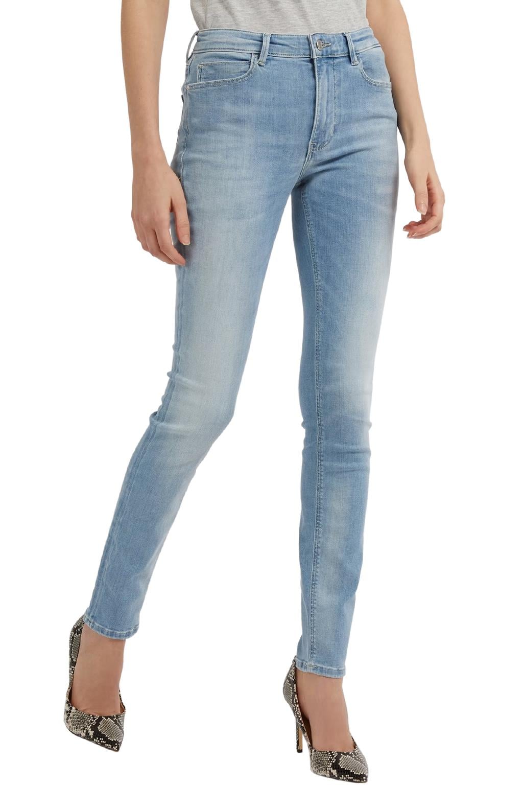 W2YA46D4Q01 GUESS KADIN  SKINNY PANTOLON