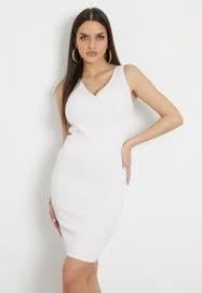 W4YK07Z2U00 GUESS KADIN ASKILI TRİKO ELBİSE