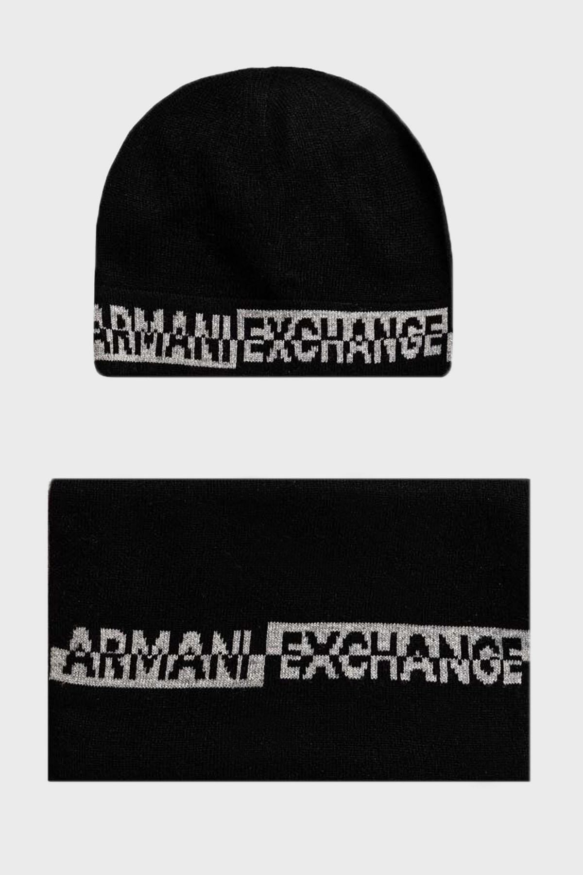 XM000337AF12274 ARMANI EXCHANGE ERKEK ATKI-BERE SET