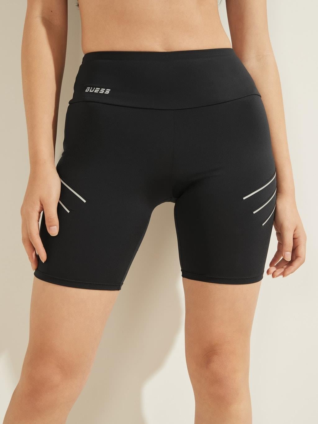 YÜKSEK BEL SKINNY BIKER ŞORT
