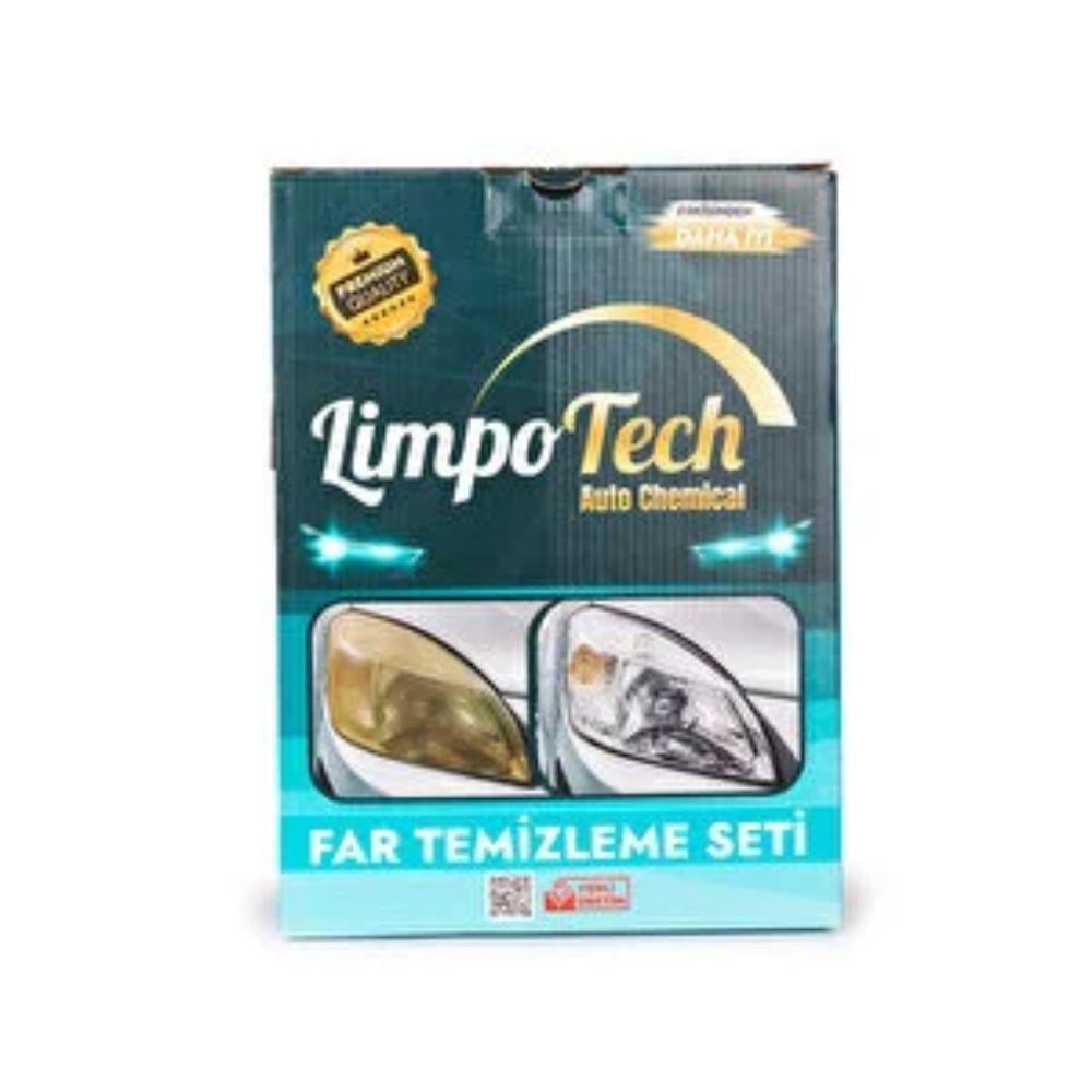 Limpotech Buharlı Far Temizleme ve Parlatma Seti (Cezve-Zımpara-Bez)