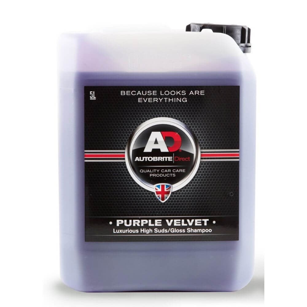 Auto Brite Purple Velvet Konsantre Cilalı Şampuan 5 Lt