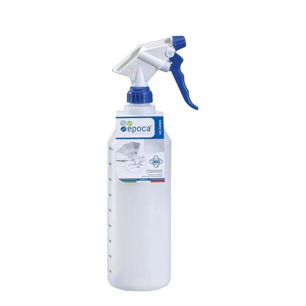 Epoca EP01 360° Asit Dayanımlı El Tipi Sprey Şişe 1 Litre - VITON (Mavi/Beyaz)