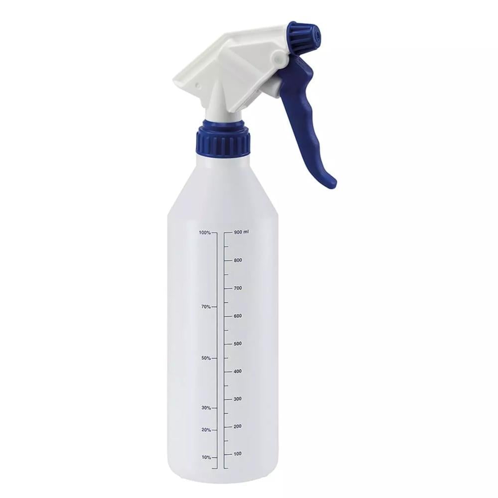Epoca EP01 FLEX Canyon Başlıklı Kimyasal Dayanımlı Ölçekli El Tipi Sprey Şişe 1 Litre - NBR (Mavi/Beyaz)