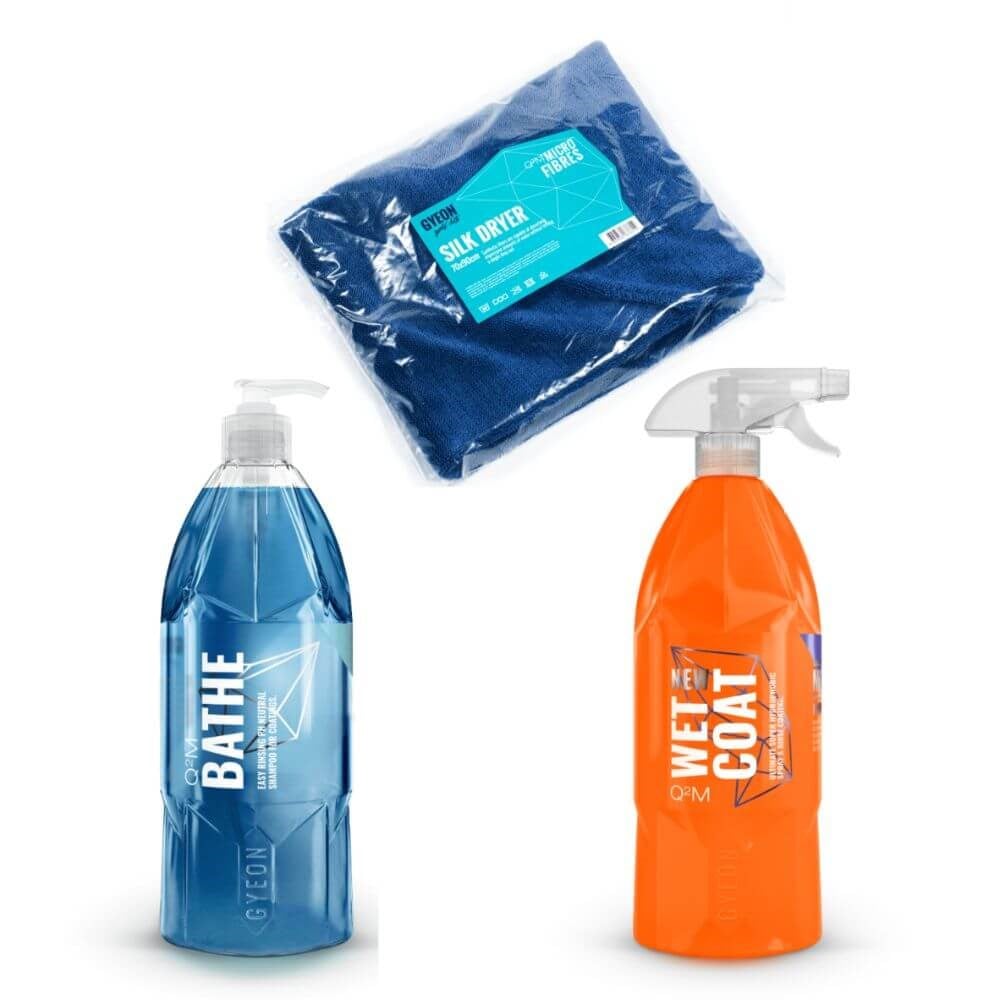Gyeon 1Lt Bathe + 1Lt Wet Coat + 70*90 Silk Dryer 3 lü Bakım Seti