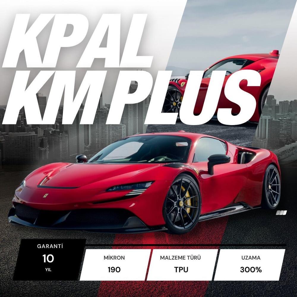 KPAL KM PLUS PPF-TPU Şeffaf Araç Boya Koruma Kaplama 190 Micron 15 Mt