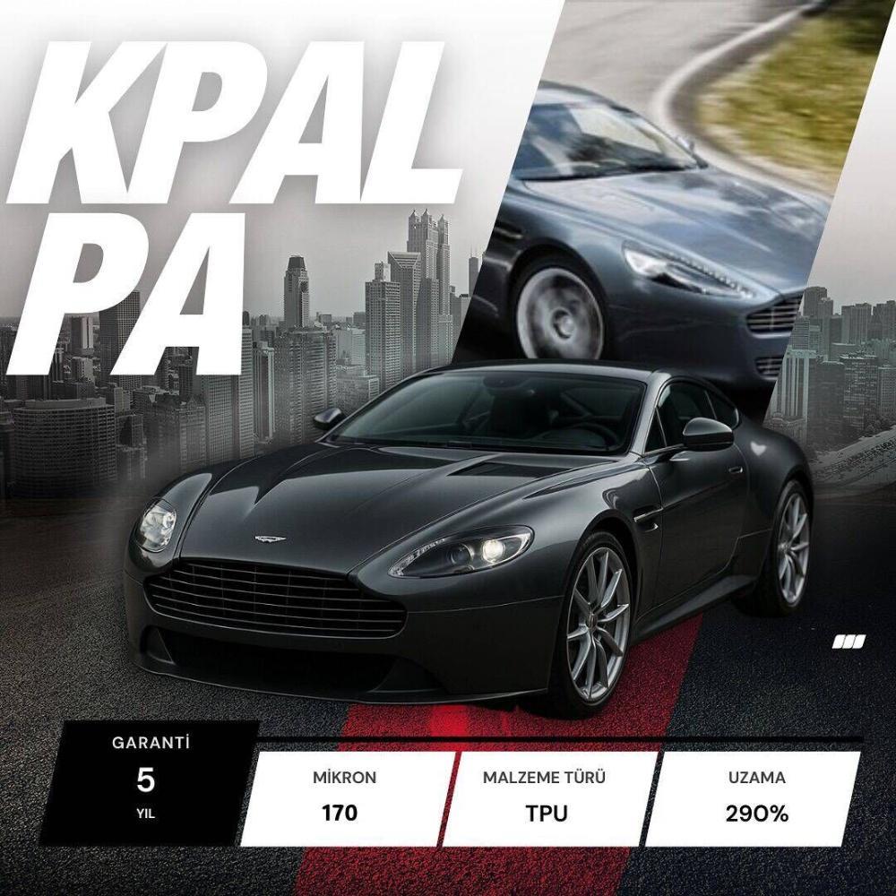 KPAL PA PPF-TPU Şeffaf Araç Boya Koruma Kaplama 165 Micron 15 Mt