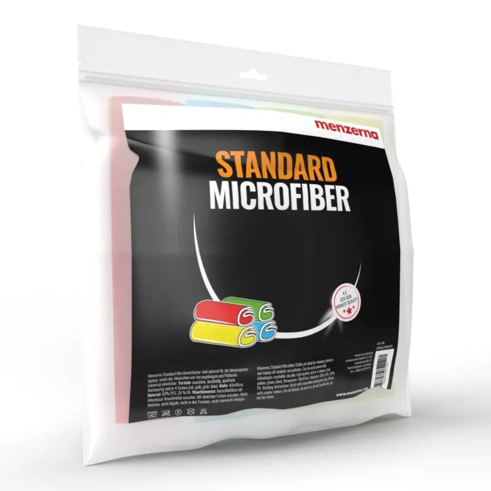 Menzerna Microfiber Cloth 4'lü Standart 320 GSM Bez Seti 40x40 cm
