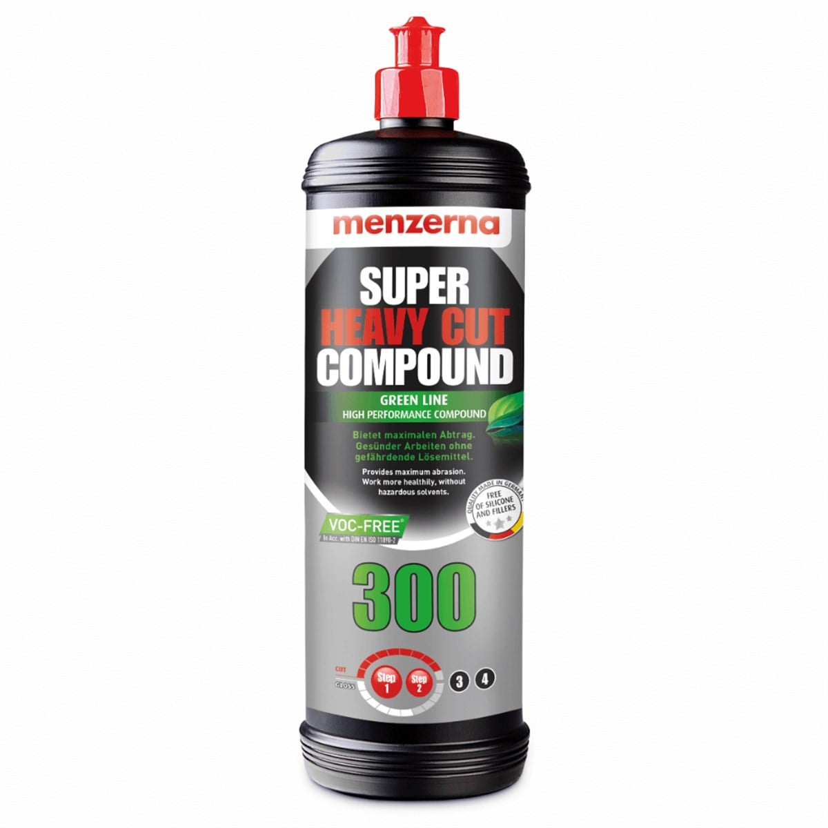 Menzerna Super Heavy Cut Compound 300 1 Lt -Yeşil Seri Pasta