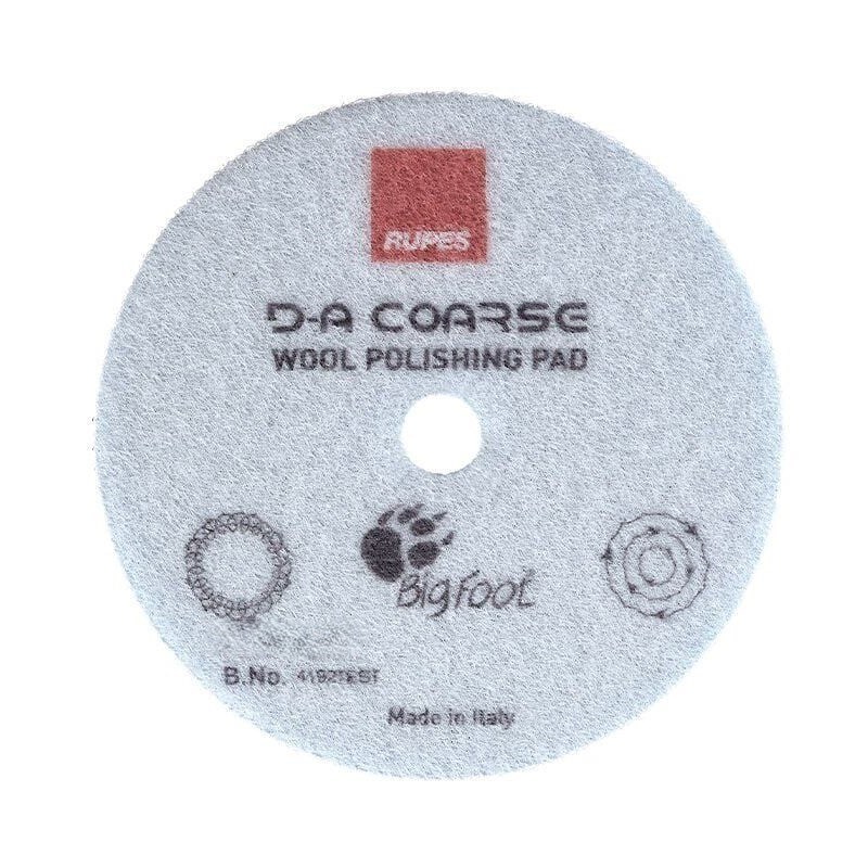 Rupes Da Coarse Agresif Yün Polisaj Keçesi Mavi 160mm