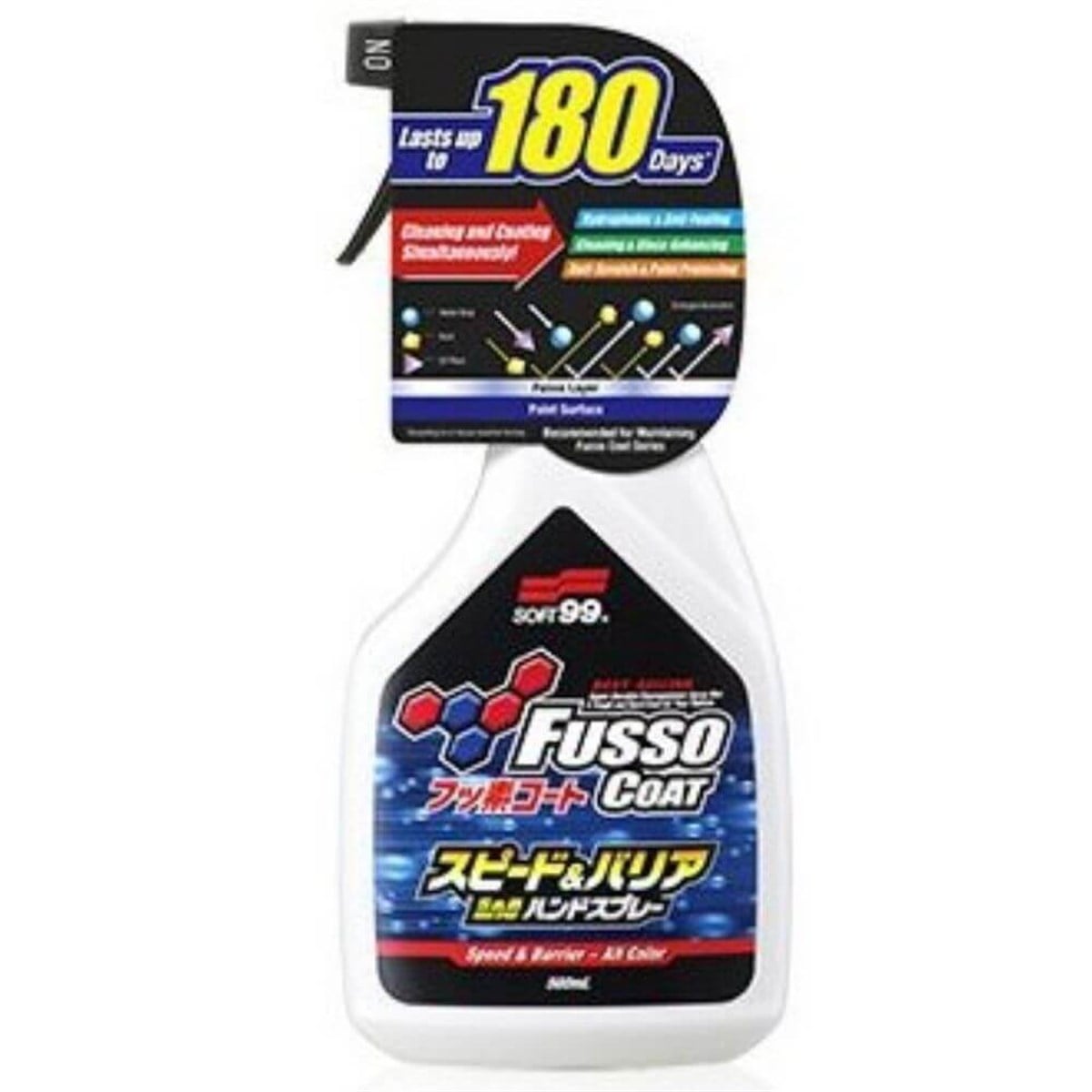 Soft99 Fusso Coat Speed & Barrier Hızlı Sprey Boya Koruma 400 ml