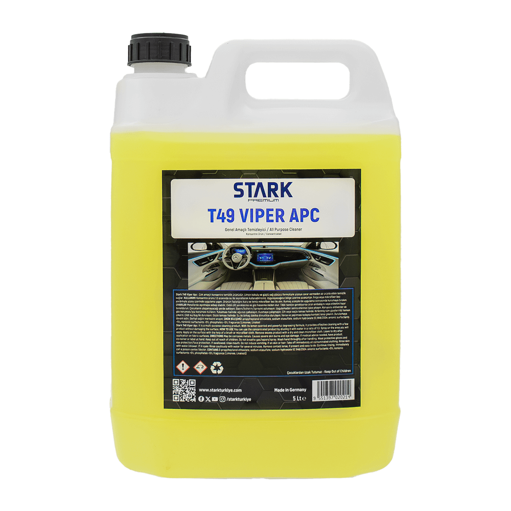 Stark T49 Viper Apc Genel Amaçlı Temizleyici 5 Lt
