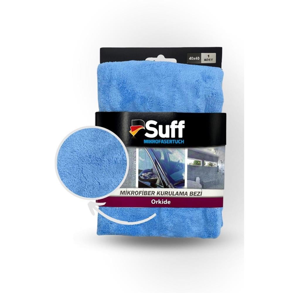 Suff Orkide Mikrofiber Yumuşak Cila ve Kurulama Bezi 40x40cm