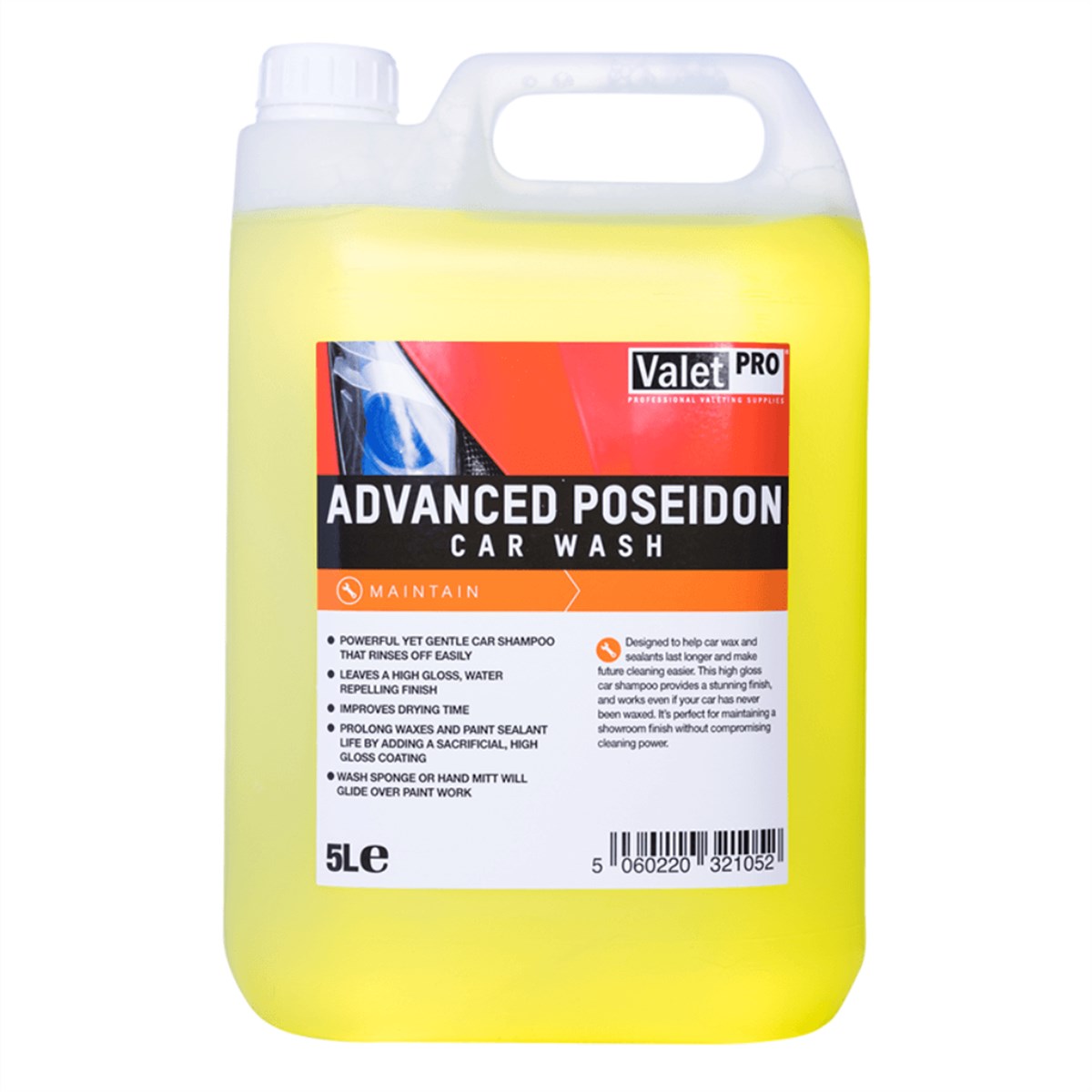 Valet Pro Advanced Poseidon Cilalı Şampuan 5 Lt