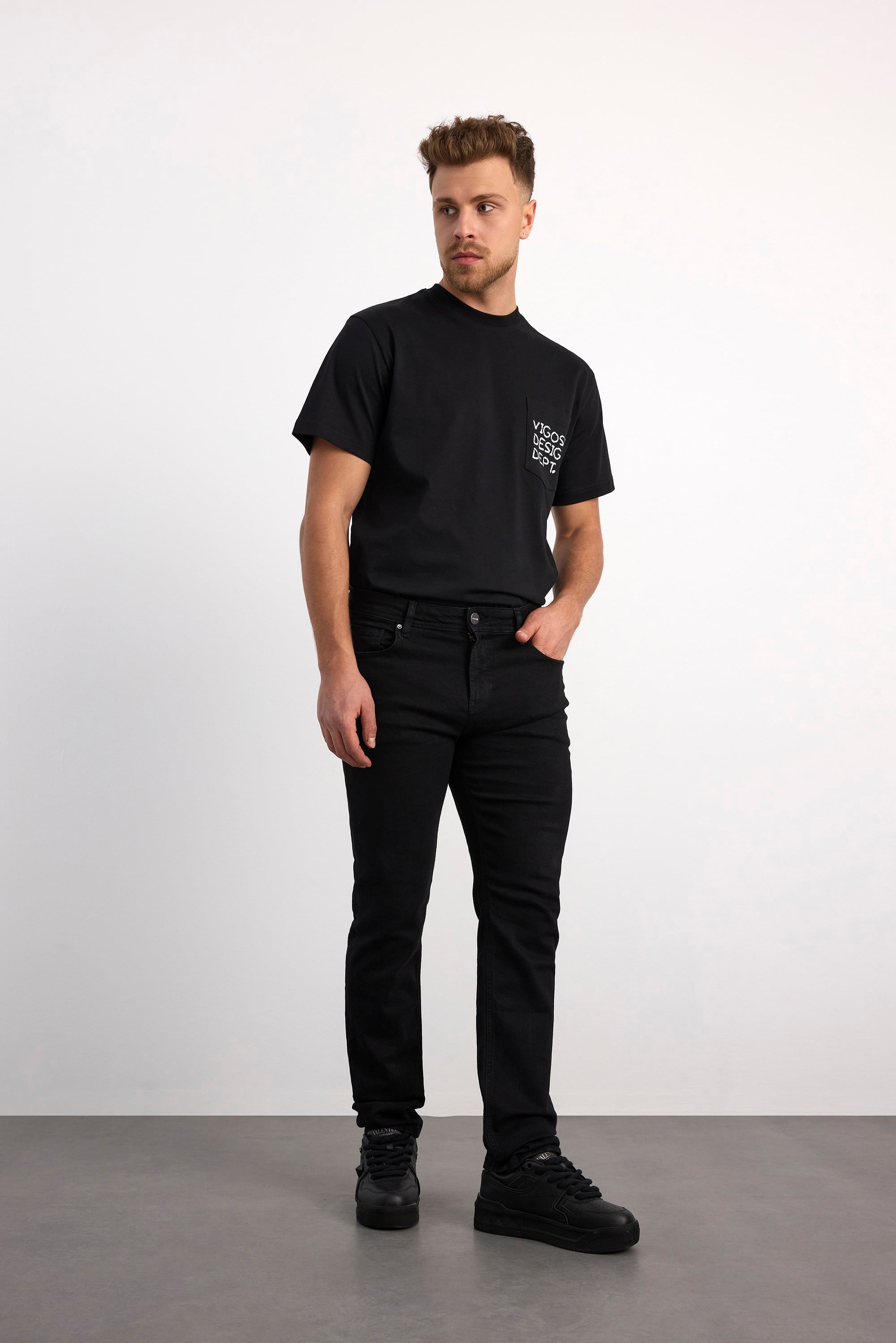 71991F-73599 ERKEK STRAIGHT FIT MID RISE DENİM PANTOLON 71991F-73599