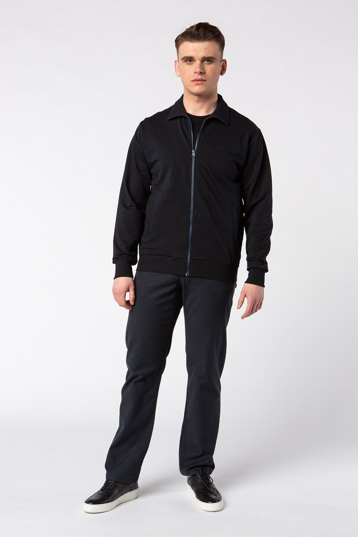 ERKEK FERMUARLI SWEATSHIRT 62038-30037