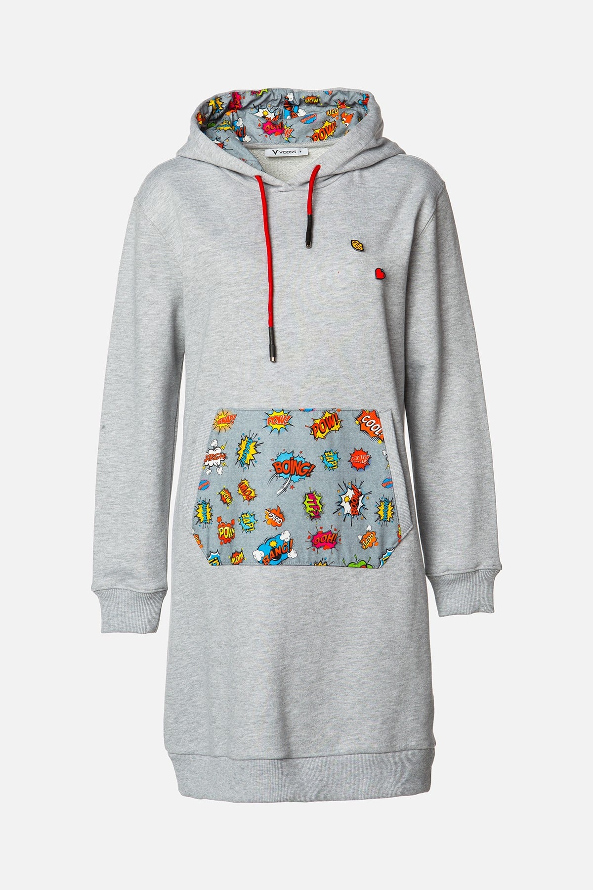 VİGOSS BASKILI KADIN ELBİSE