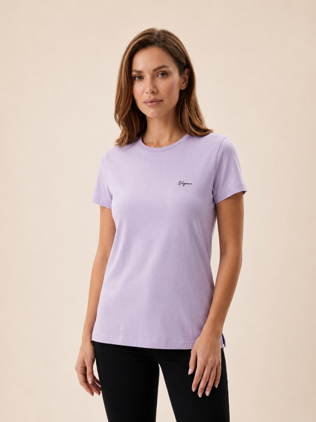 VİGOSS BASKILI KADIN T-SHIRT 13193-03370