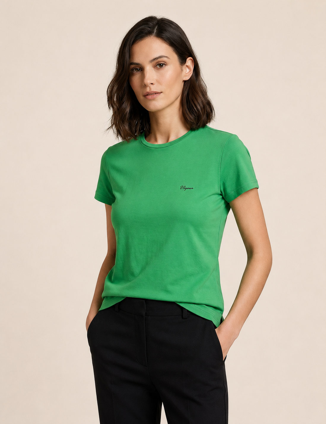 VİGOSS BASKILI KADIN T-SHIRT 13193-03370