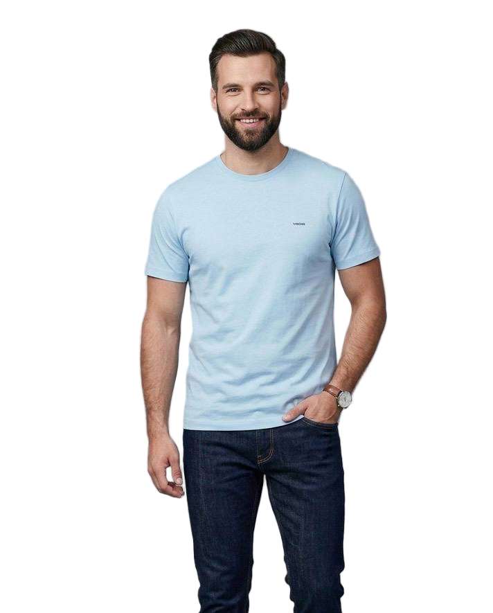 VİGOSS ERKEK BATTAL O YAKA BASIC T-SHIRT B3124-03370