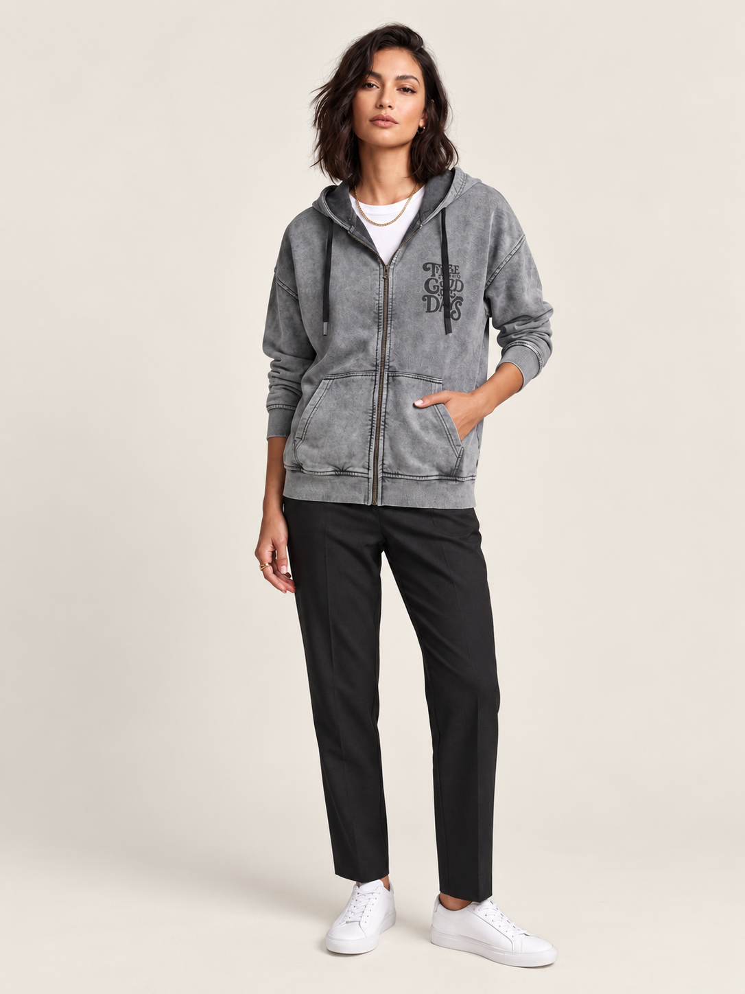 VIGOSS  FERM. PARÇA BOYA KADIN SWEATSHIRT 13942-30034