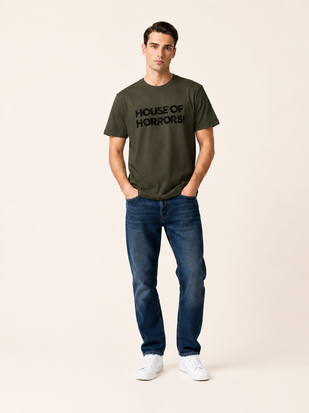 VIGOSS ACTION OVERSIZE BASKILI ERKEK T-SHIRT 63079-30226