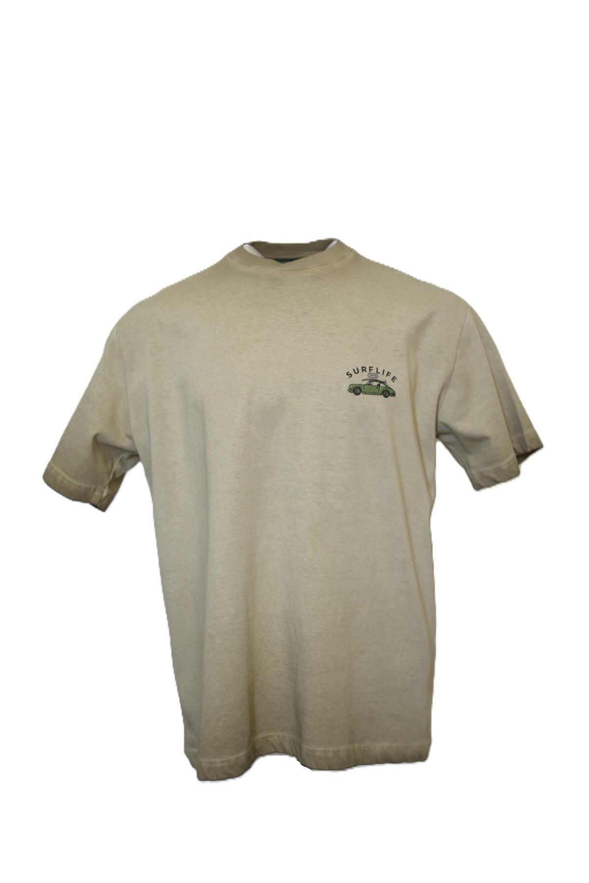 VIGOSS ACTION TERSTEN YAĞLI YIKAMA ERKEK T-SHIRT 62800-30210