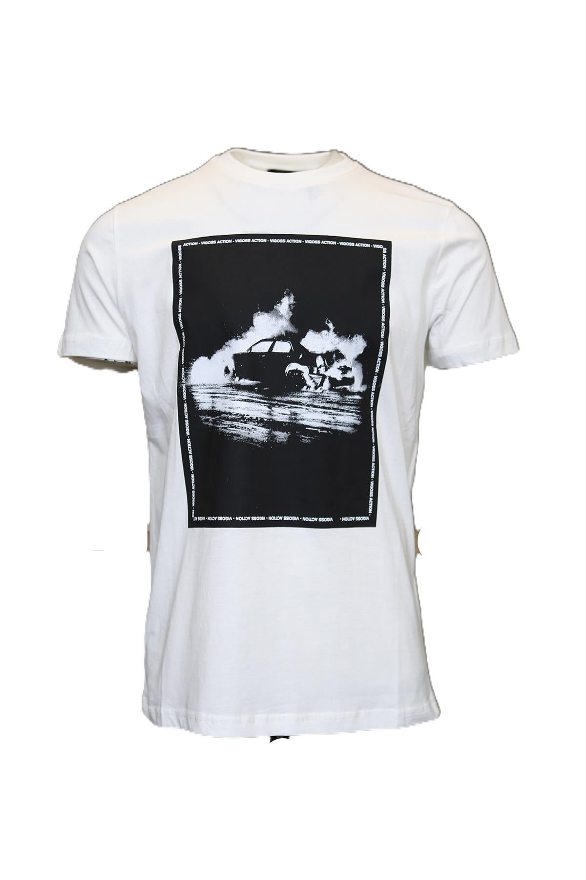 VİGOSS BASKILI ERKEK T-SHIRT 62367-30010