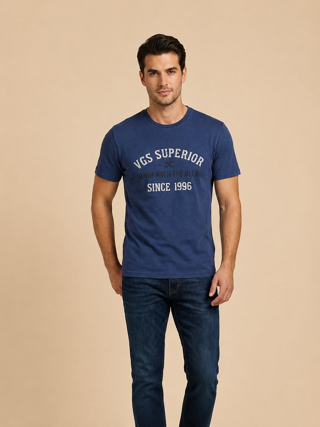 VIGOSS BASKILI ERKEK T-SHIRT 62414-30010