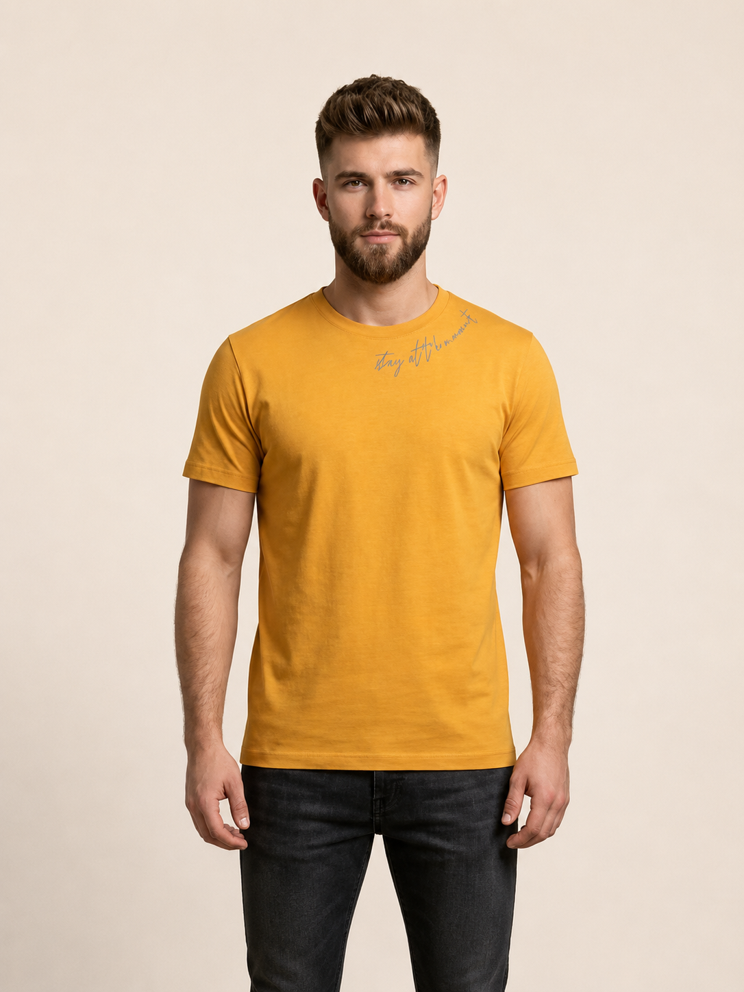 VİGOSS BASKILI ERKEK T-SHIRT 62521-3370