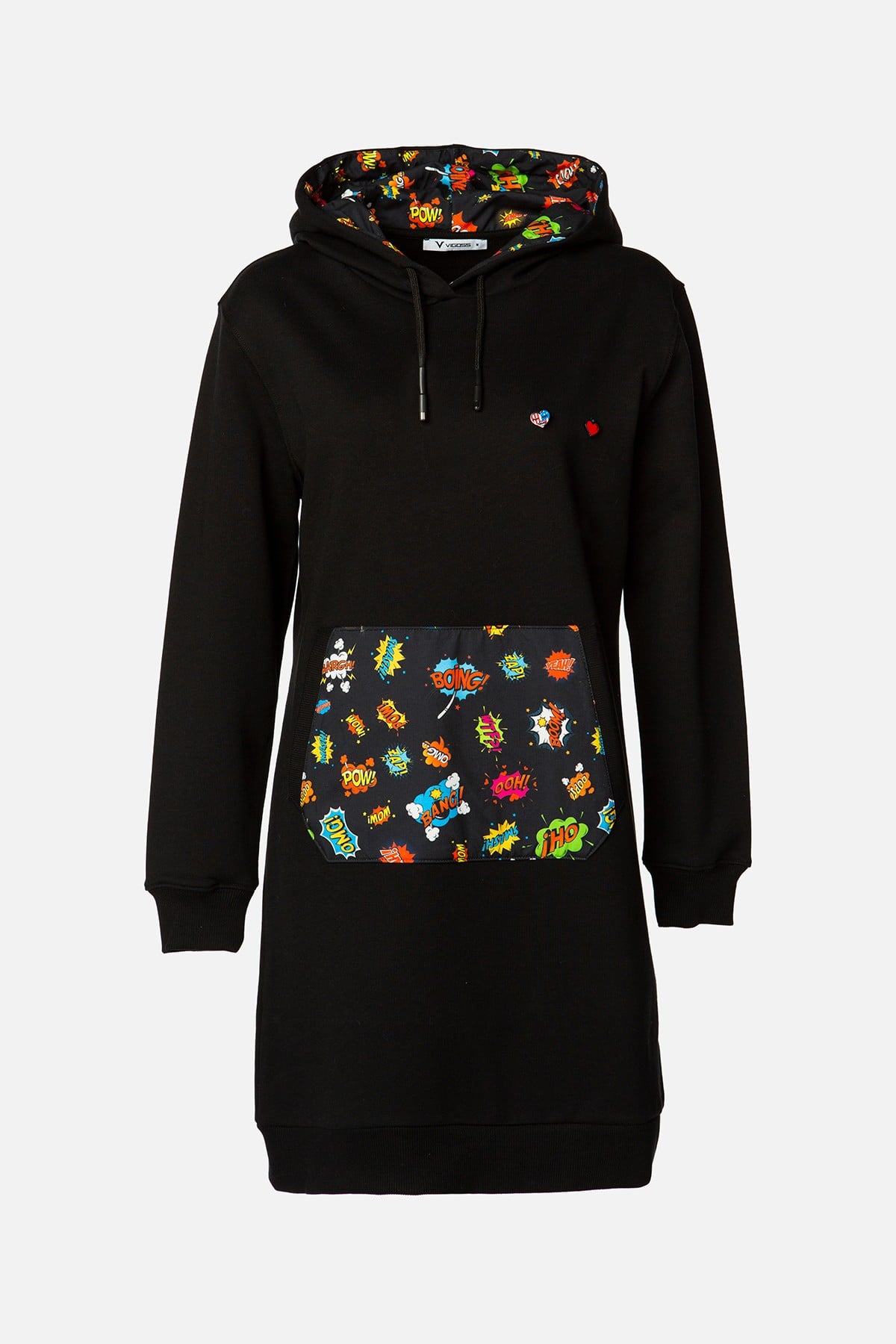 VİGOSS BASKILI KADIN ELBİSE