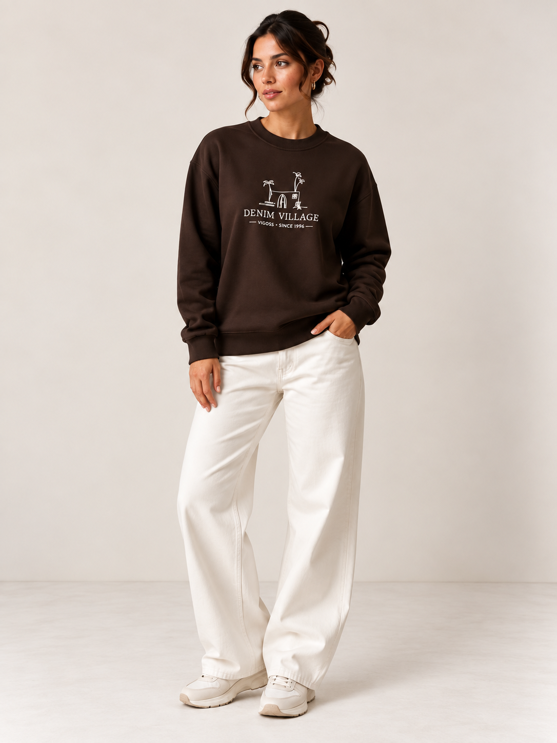 VİGOSS BASKILI  KADIN  SWEATSHIRT 14115-30112