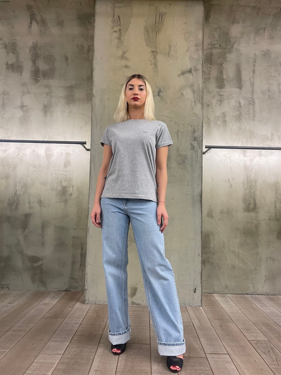 VİGOSS BASKILI KADIN T-SHIRT 13193-03370