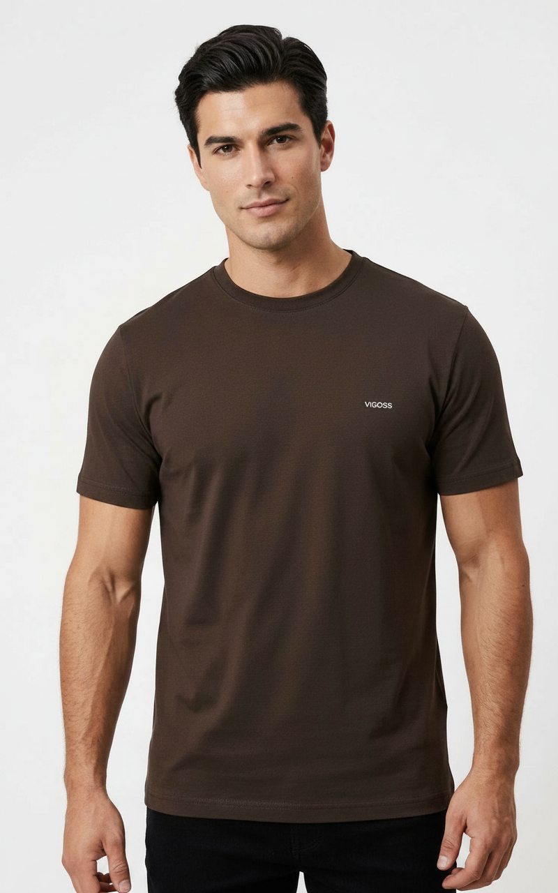 VİGOSS ERKEK O YAKA BASIC T-SHIRT 3124-03370