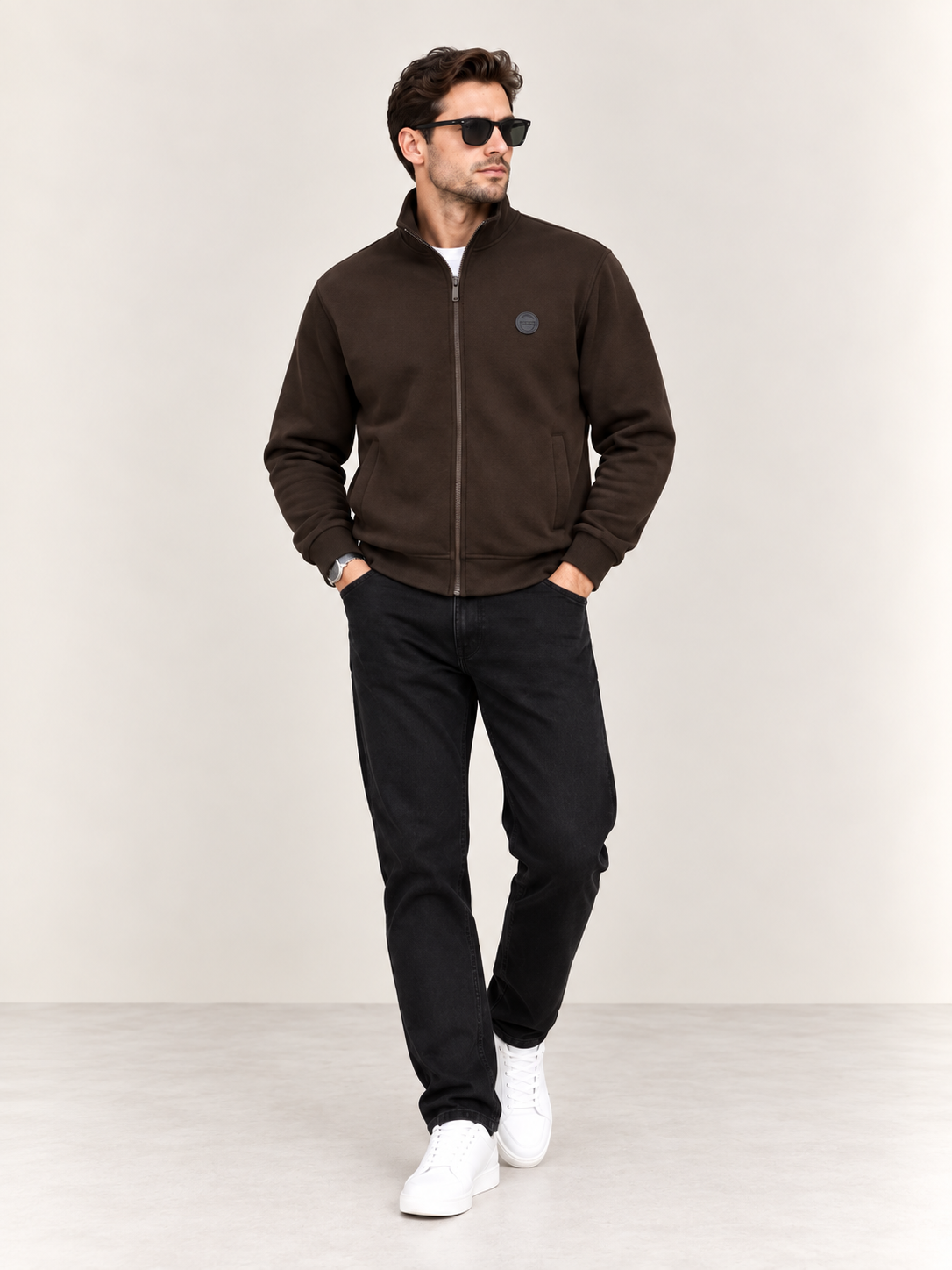 VİGOSS HAKİM YAKA FERM.  ERKEK SWEATSHIRT 63281-30112