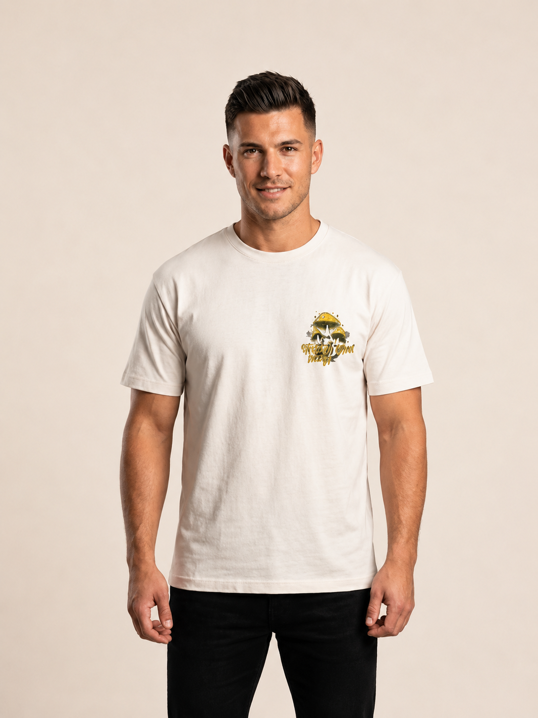 VİGOSS OVERSIZE BASKILI ERKEK T-SHIRT 62531-3370