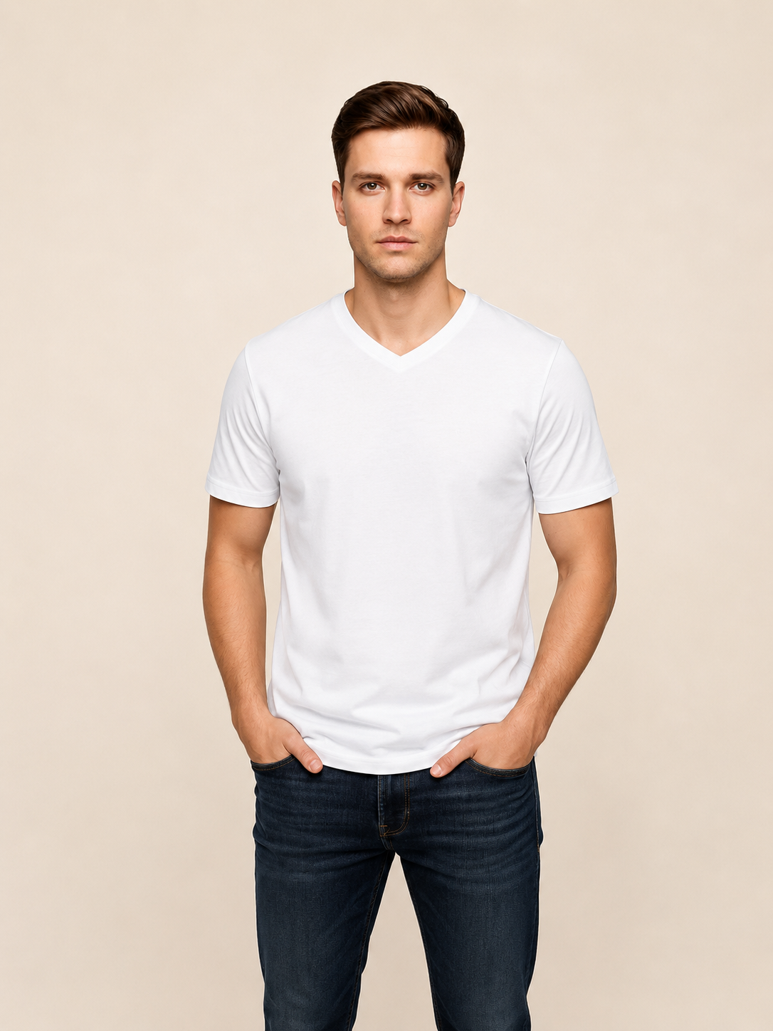 VİGOSS V YAKA ERKEK T-SHIRT 3125-03370