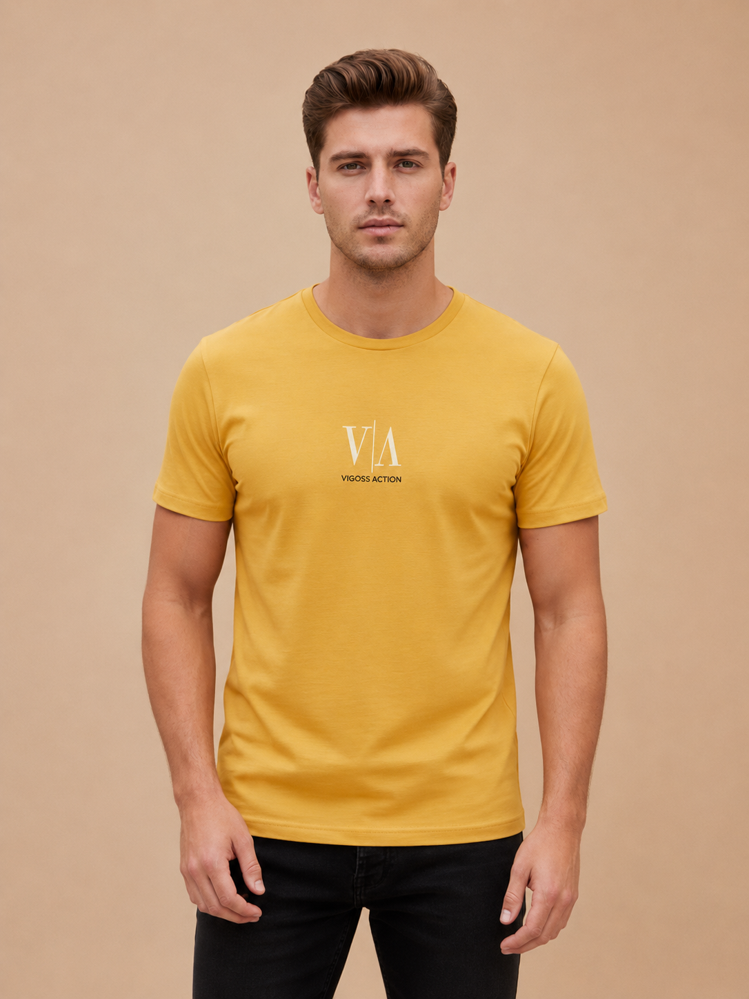 VOGOSS ACTION  BASKILI ERKEK T-SHIRT 62494-30010