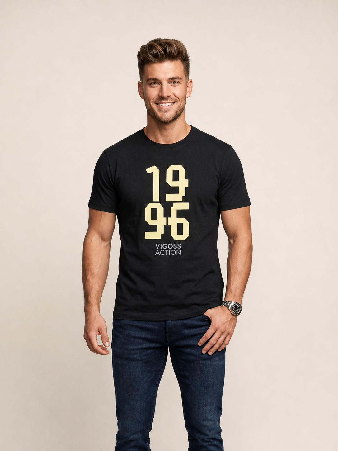 VOGOSS ACTION BASKILI ERKEK T-SHIRT 62506-30010