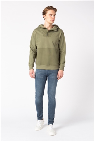 VİGOSS ERKEK KAPŞONLU SWEATSHIRT 62136-30034